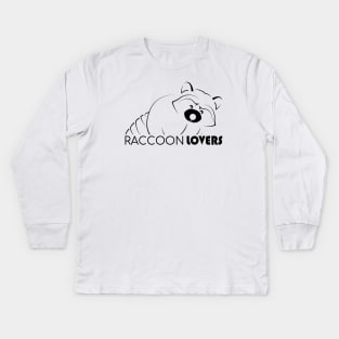 Raccoon Lovers - 03 Kids Long Sleeve T-Shirt